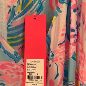 NWT Lily Pulitzer dress. Maxi length with slit.